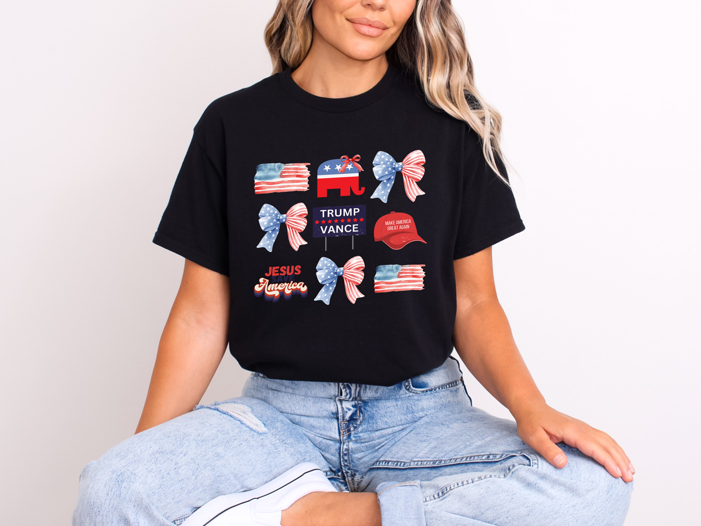 MAGA Coquette Trump 2024 T-Shirt Dryblend T-Shirt Shirt Unisex shirt GenX Shirt