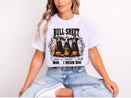 Bull Sheet Cow Lover Club T-Shirt Dryblend T-Shirt Halloween Shirt GenX Shirt