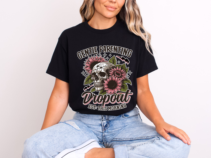 Gentle Parenting Dropout Shirt DryBlend Top Fall Shirt Apparel Mom Shirt Coquette Fall Vibe