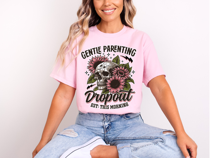 Gentle Parenting Dropout Shirt DryBlend Top Fall Shirt Apparel Mom Shirt Coquette Fall Vibe