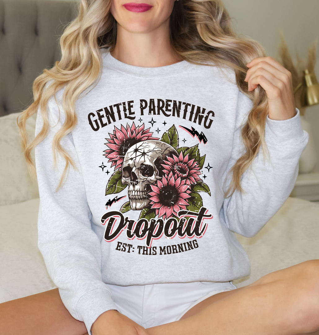 Gentle Parenting Dropout Sweatshirt Heavy Blend of Cotton Polyester Fall Sweatshirt Apparel Mom Shirt