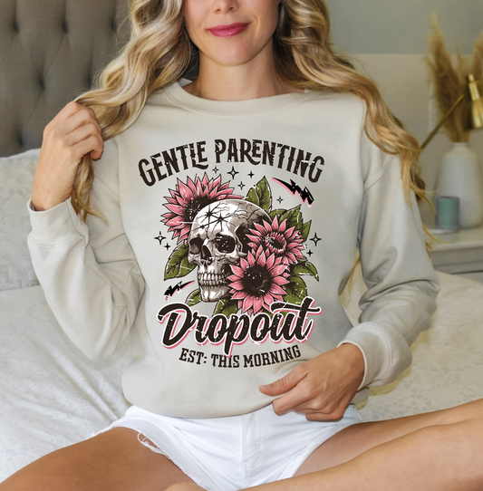 Gentle Parenting Dropout Sweatshirt Heavy Blend of Cotton Polyester Fall Sweatshirt Apparel Mom Shirt