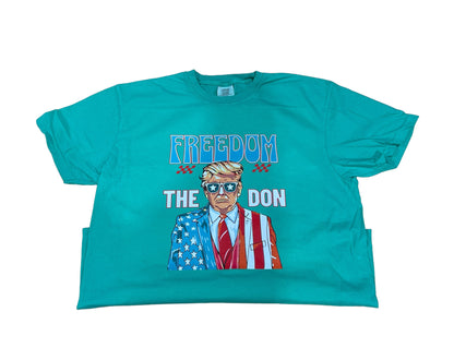 FREEDOM THE Don Trump 2024 T-Shirt -Comfort Colors Shirt High Quality TShirt Funny Shirt Unisex shirt GenX Shirt